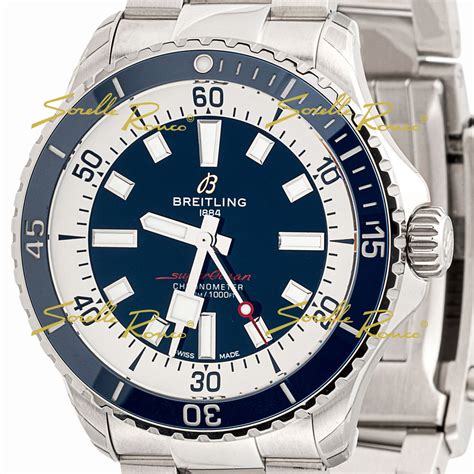 breitling quadrante blu|BREITLING Quadrante Blu Superocean 42mm per A17360 Refer: .